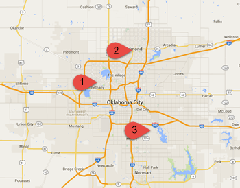 Oklahoma Map